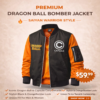 Premium Dragon Ball Bomber Jacket – Saiyan Warrior Edition